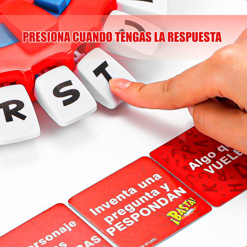 Juegos Mesa Juegos De Mesa Niños Pack 2 Juego Palabras Basta Rojo