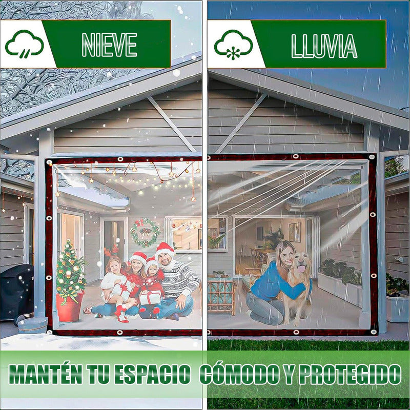 Lona Carpa Multiuso 3x3 Metros Impermeable Lona Transparente