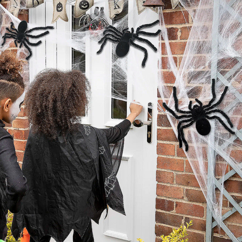 Araña Grande Decoracion Halloween Araña Decorativa Fiestas