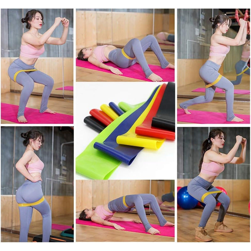 Ligas Ejercicio Elasticos Ejercicio Set Bandas Elasticas X5