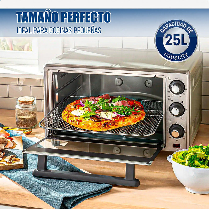 Horno Electrico Oster Freidora De Aire Oster Horno Freidora Gris
