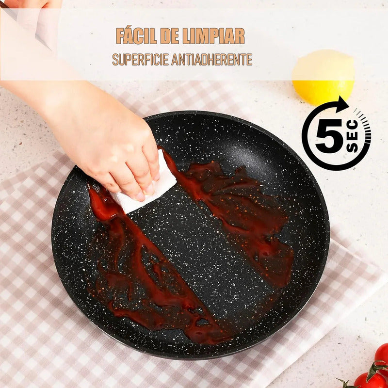 Juegos De Olla Bateria De Ollas Juego De Bateria Cocina Keep Bateria De Cocina Aluminio Revestimiento Antiadherente Juego Olla Silicona 5 Piezas Cuerpo Fundido Okshop