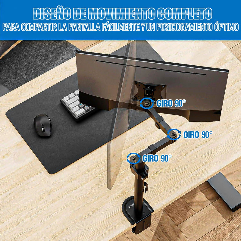 Soporte Para Monitor Soporte Brazo De Monitor 13-27 Soporte Negro