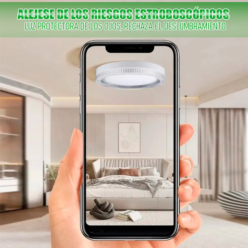 Lamparas Dormitorio Techo Foco Led 24w Pack2 Focos Led Techo Blanco