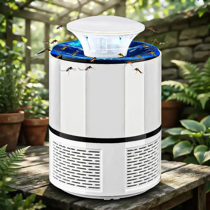 Lampara Matamosquitos Usb Insecto Repelente Moscas Lampara Okshop Lámpara Mata Zancudos Usb Trampa Mosquitos Silenciosa Lampara Antimosquitos Electrico Lámpara Eléctrica Antimosquitos Okshop Blanco