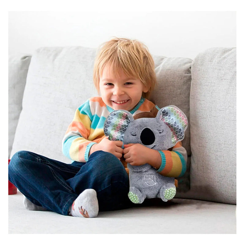 Peluche Que Respira Peluche Musical Peluche Anti Ansiedad Koala De Peluche Relleno Algodon Sintetico Peluches Alivia Ansiedad Con Movimiento Felpa Sonidos Respiracion Koala/gris Okshop