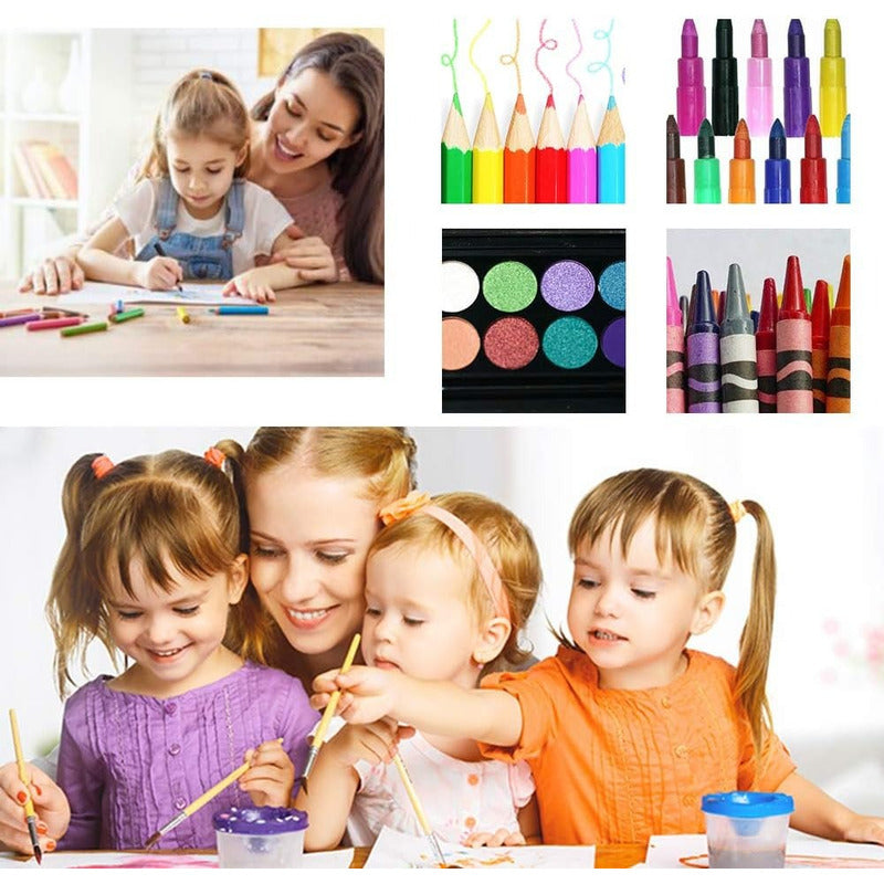 Plumones Para Pintar 168 Pcs Set De Arte Lápices Para Pintar