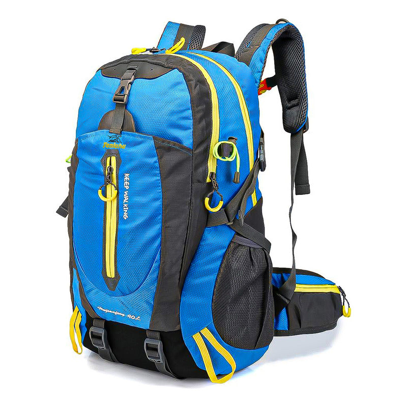 Mochila Trekking 40litros Mochila Camping Mochila Deportiva Azul