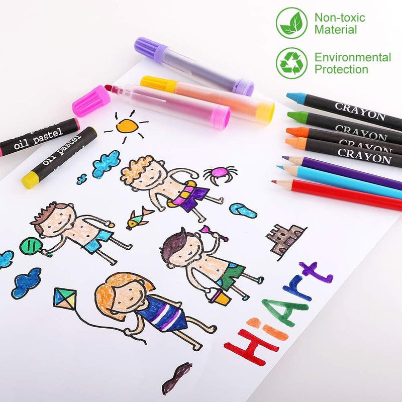 Plumones Para Pintar 168 Pcs Set De Arte Lápices Para Pintar