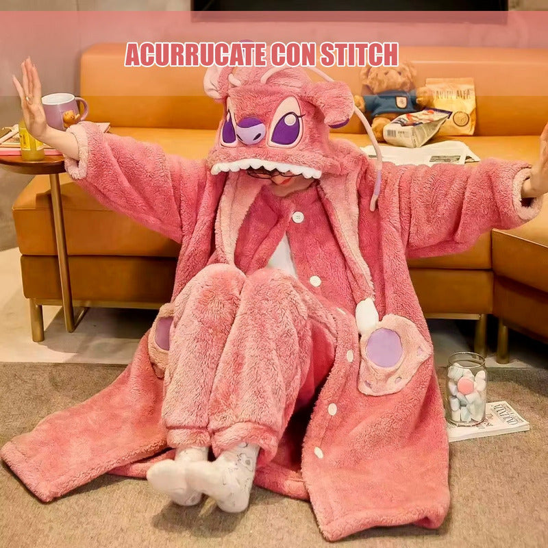 Pijama Invierno Pack 2 Poleron Angel Chiporro Pijama Adulto Unico