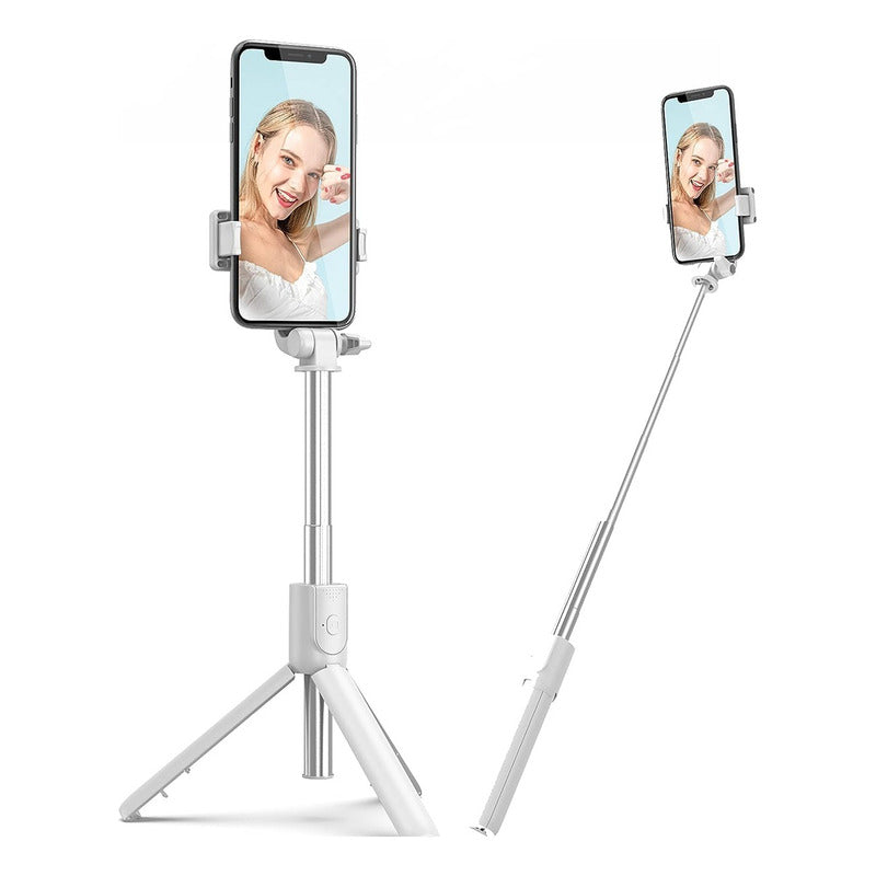 Tripode Celular Con Control Tripodes Camara Palo Selfie Negro