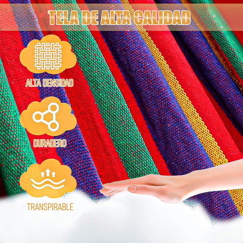 Hamaca Colgante Hamacas De Jardin Pack 2 Hamaca Colgante Azul