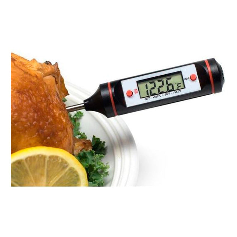 Termometro De Cocina Termometro Horno Termometro Para Carnes Negro