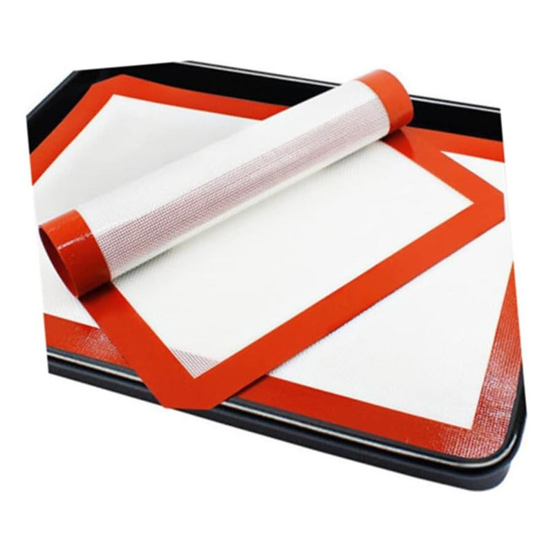 Lamina Silicon Antiadherente Hornear Esterilla Horno Galleta Blanco