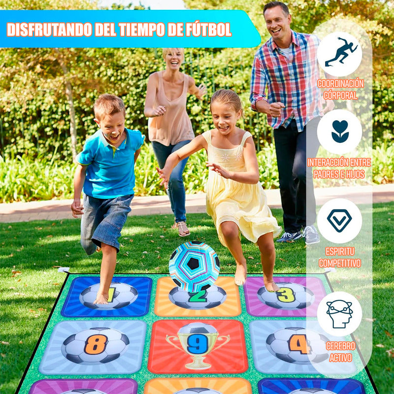 Juego De Tapete De Fútbol Porteria De Futbol Juguetes Futbol Verde