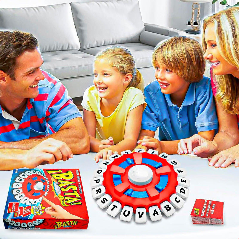 Juegos Mesa Juegos De Mesa Niños Pack 2 Juego Palabras Basta Rojo