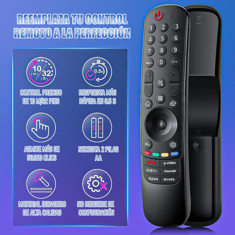 Control Remoto Tv Control Universal Compatible Para LG Smart Negro