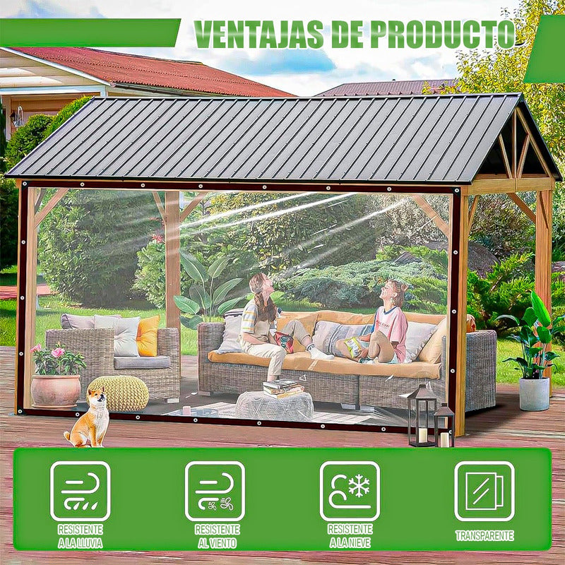 Lona Carpa Multiuso 3x3 Metros Impermeable Lona Transparente