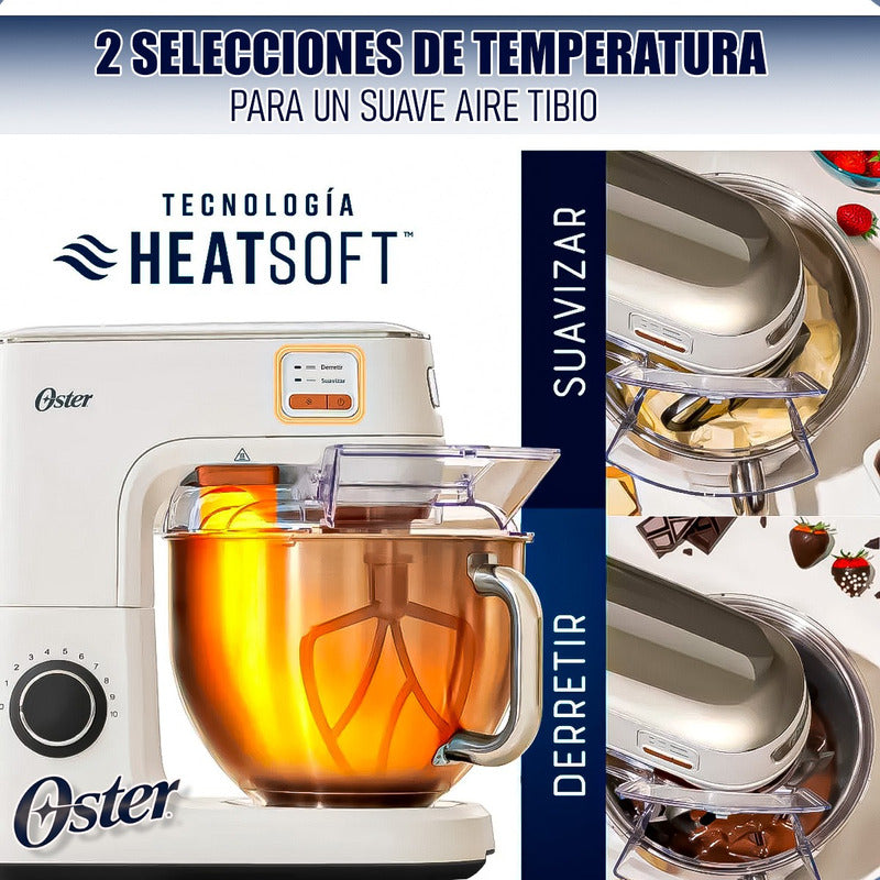 Batidora Amasadora Oster Batidora De Masa Amasadora Heatsoft Blanco 50 Hz / 60hz