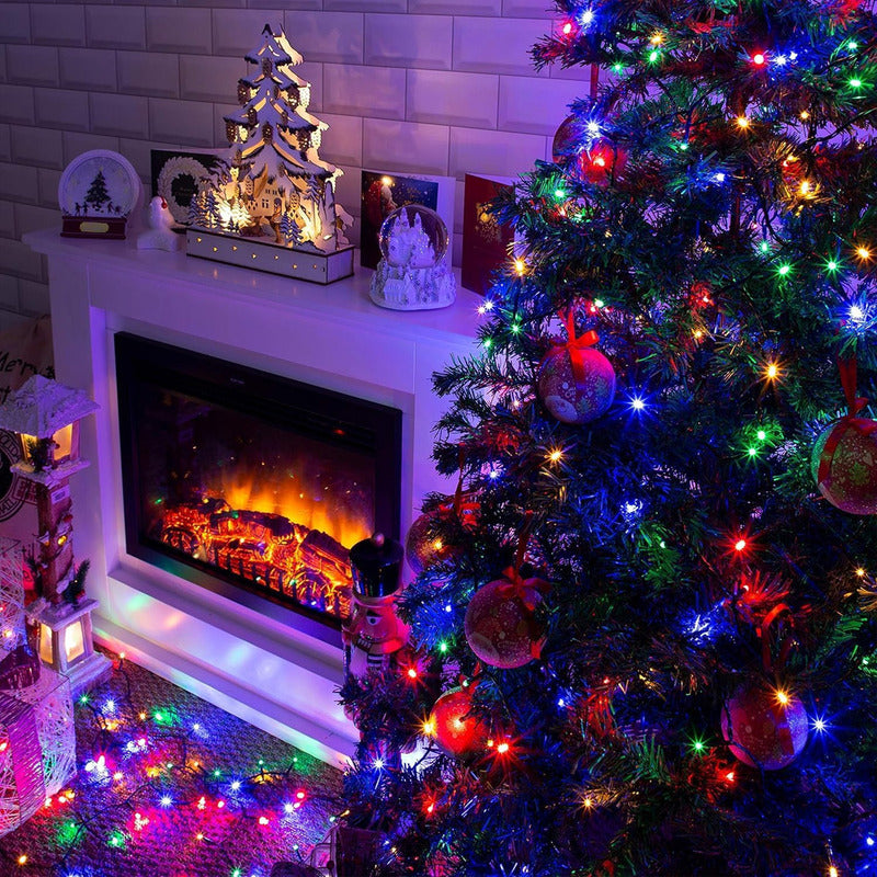 Luces Navidad Guirnalda 100 Led Luces Navideñas Exterior Led Multicolor