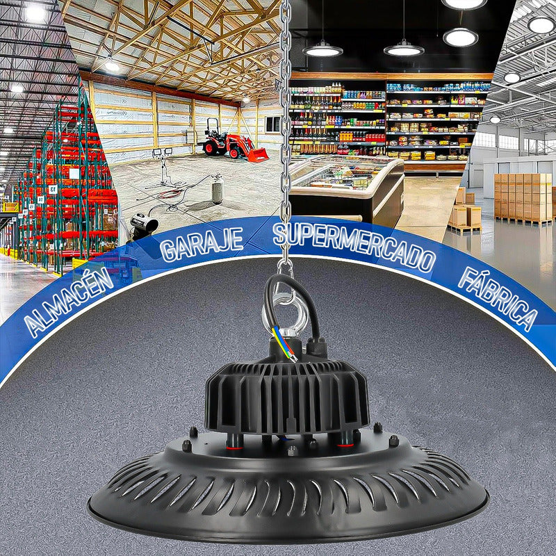 Lámparas Colgantes De Techo Foco Led Campana Lamparas 150w Negro