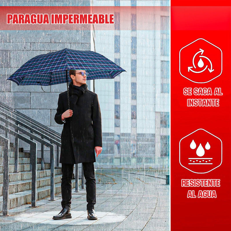 Paragua Paragua Sombrilla Paraguas Plegable Pack 2 Sombrilla Modelo 6 Líneas