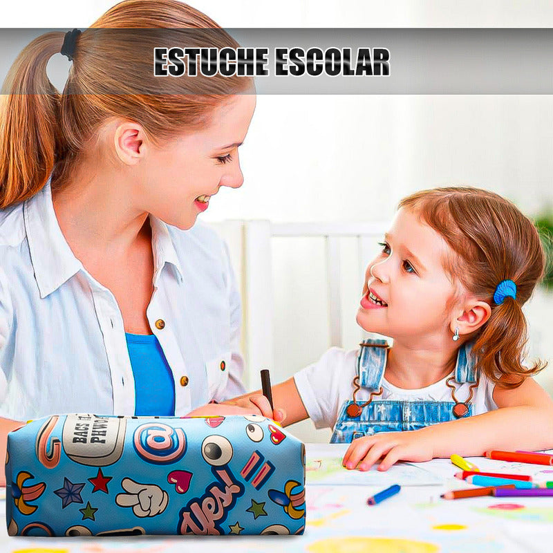 Estuche Escolar Estuche Para Lapices Estuche Niños Estuches Modelo 1