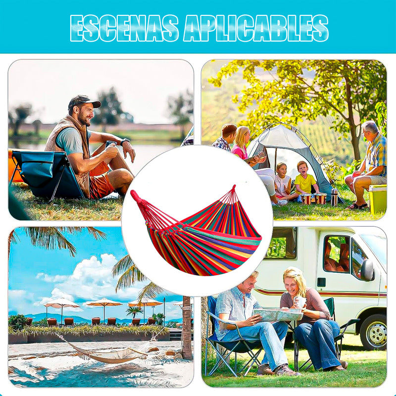 Hamaca Colgante Hamacas De Jardin Pack 2 Hamaca Colgante Rojo