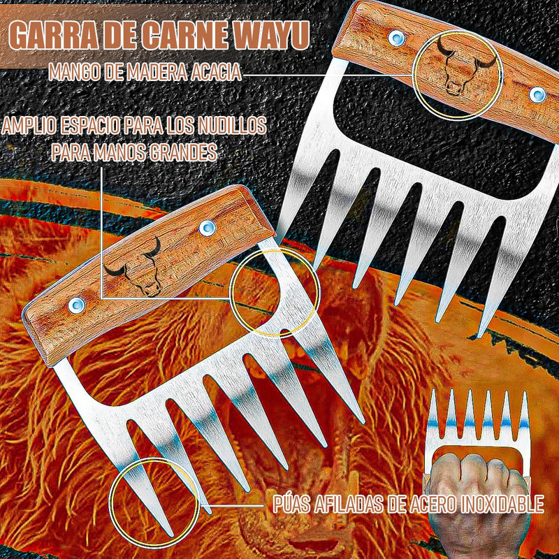 Garra Para Carne Wayu Garras Trituradoras De Carne Parrilla