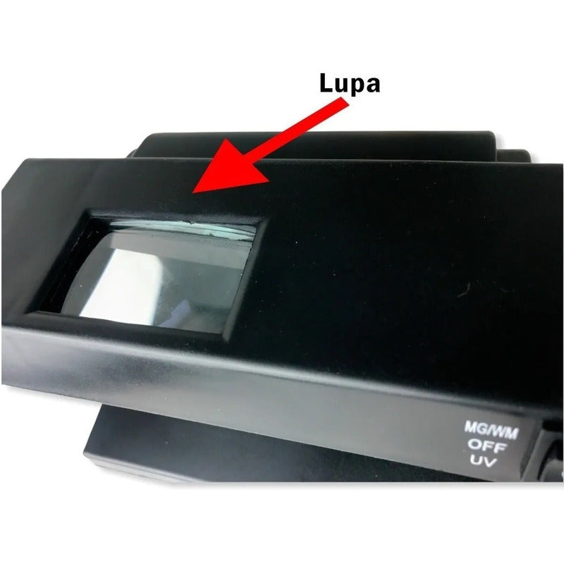 X4 Detector De Billetes Falsos Con Luz Ultravioleta Lintern Negro