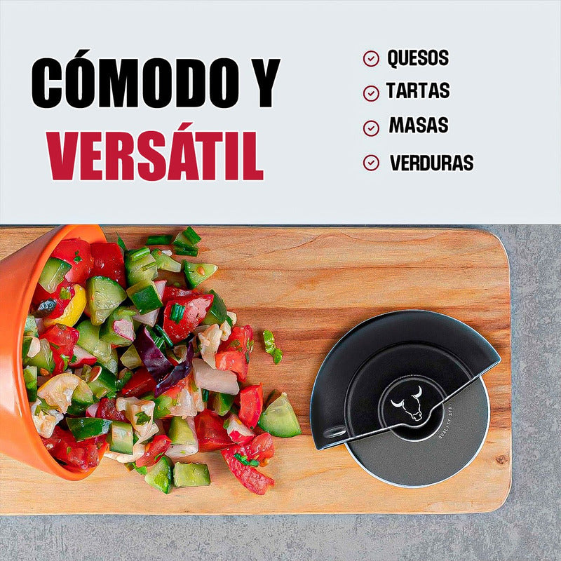 Cortador Pizza Rueda Wayu Cortador De Pizza Profesional Wayu Negro