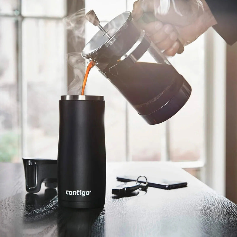 Vasos Contigo Mug Contigo Vaso Termico Contigo Vaso 473 Ml Vaso Termico Contigo Acero Inoxidable 473ml Okshop Vasos Termicos Cafe Sistema Antigoteo Libre Bpa Mug Contigo Antiderrame Gris