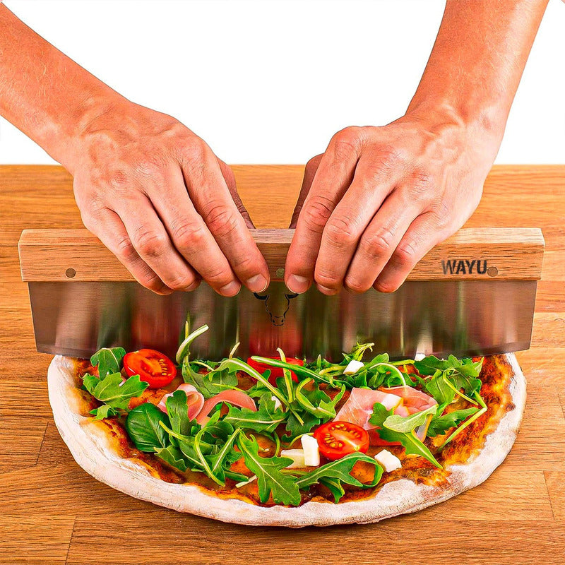 Cortador De Pizza Wayu Cuchillo Cortador Pizza Profesional Acero Inoxidable