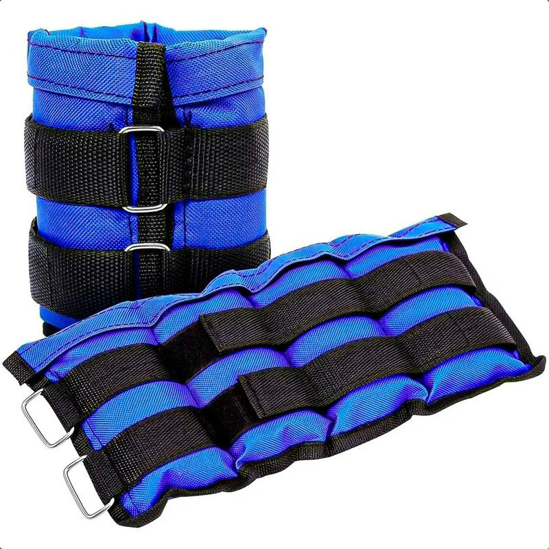 Pesas Para Tobillos Set Pesas Tobillo 750gr Pesas Tobilleras Azul