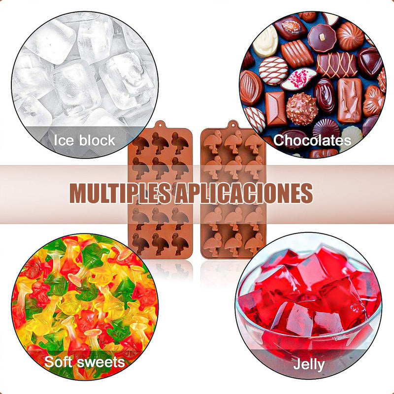 Moldes Reposteria Moldes Silicona Pack 10 Moldes Chocolate