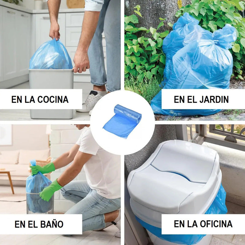 Bolsas De Basura Bolsa Basura 50x60 Cm Bolsas Plasticas 30u Bolsas Plasticas Transparentes De Basura Multifuncional Bolsa Plástica Mediana 30 Unidades Oficinas Transparente Okshop
