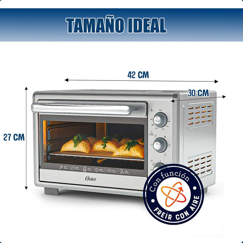 Horno Electrico Oster Freidora De Aire Oster Horno Freidora Gris