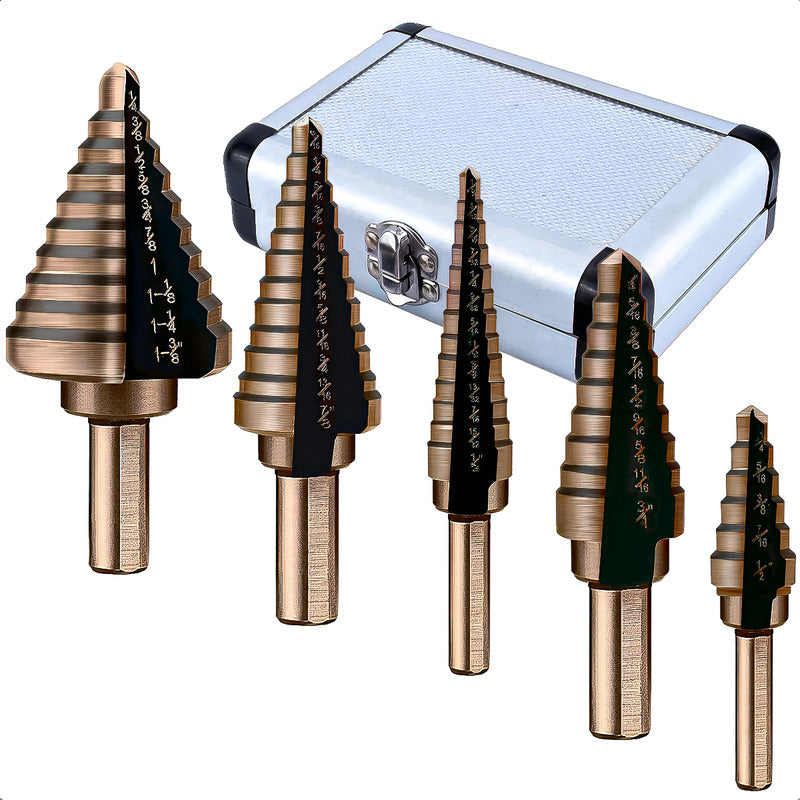 Brocas Escalonadas Juego De 5 Brocas Brocas Conicas Brocas