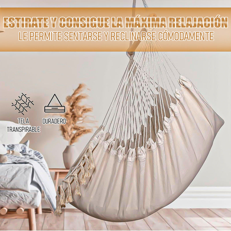 Hamaca Colgante Hamacas De Jardin Silla Hamaca Colgante Beige