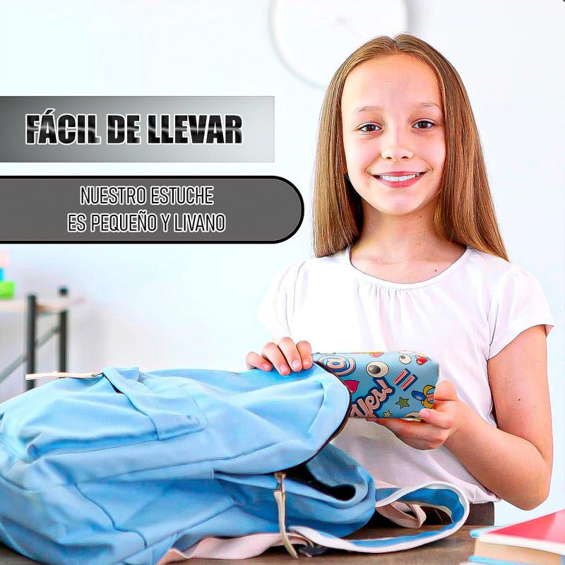 Estuche Escolar Estuche Para Lapices Estuche Niños Estuches Modelo 2