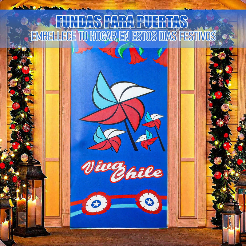 Fundas Para Puertas Fiestas Patrias Chile Fundas Elasticas Modelo 5