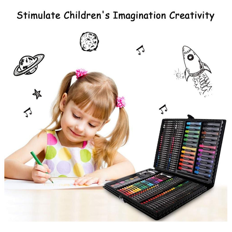 Plumones Para Pintar 168 Pcs Set De Arte Lápices Para Pintar