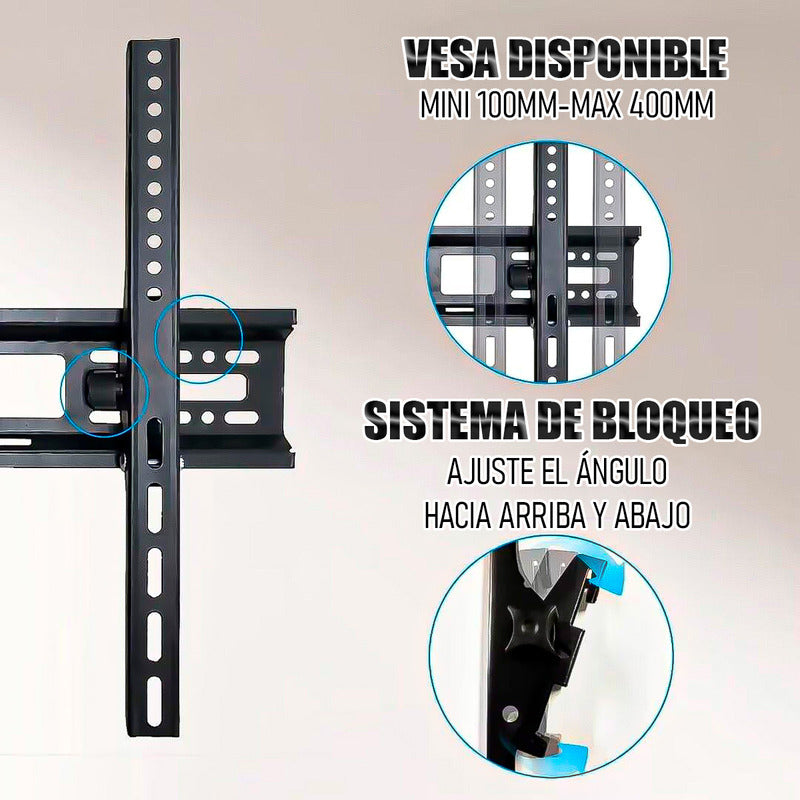 Soporte Tv 55 Pulgadas Soporte Televisor Base Tv 32-55 Pulga Negro