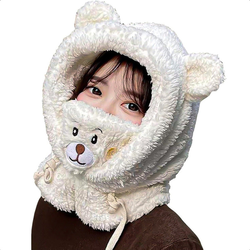 Gorro Invierno Gorro De Lana Gorro Oso Gorro Chiporro Cuello