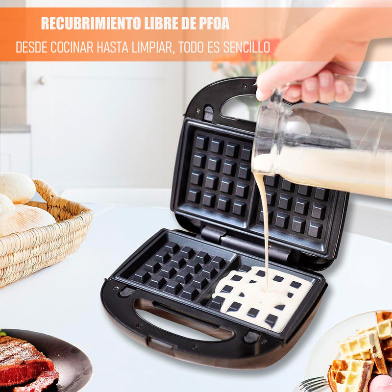 Sandwicheras 6 En 1 Sandwichera Electrica Maquina De Gofre Arcashopping Plancha Sandwichera Maquina Panini Sanduchera 6 En 1 Maquina Waflles 6 Placas Extraibles