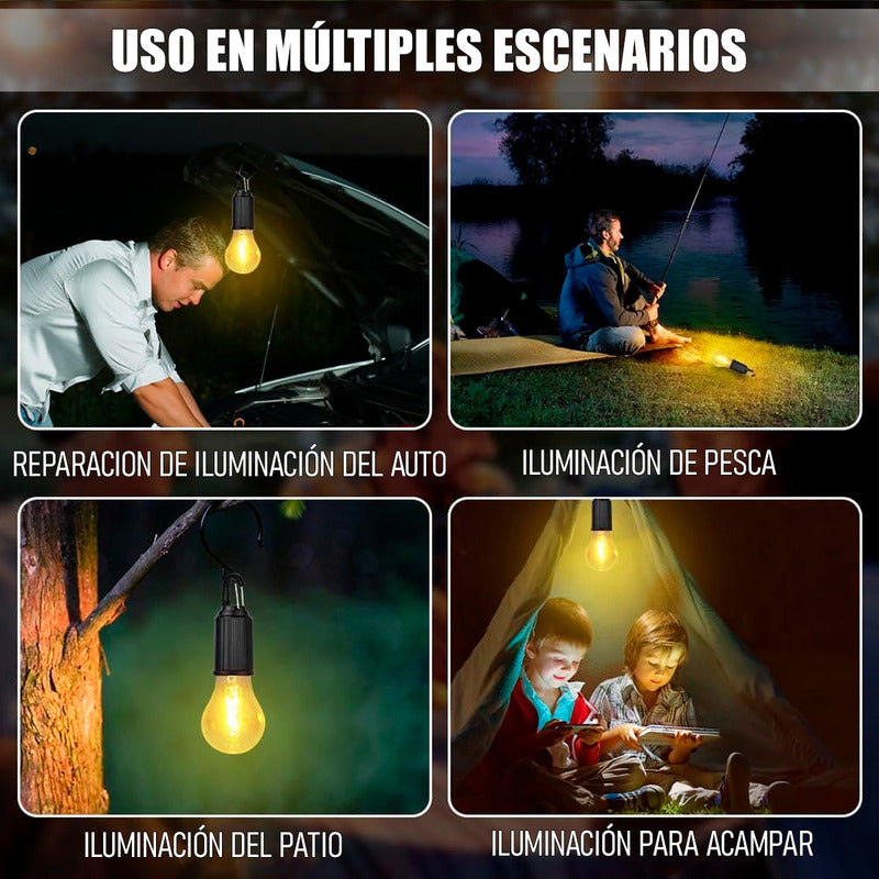 Ampolleta Recargable Ampolleta Camping Ampolletas Colgantes