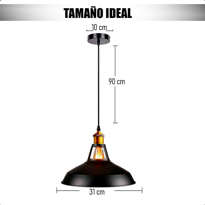 Lampara Colgante Lamparas De Techo Lampara Comedor Lamparas Negro