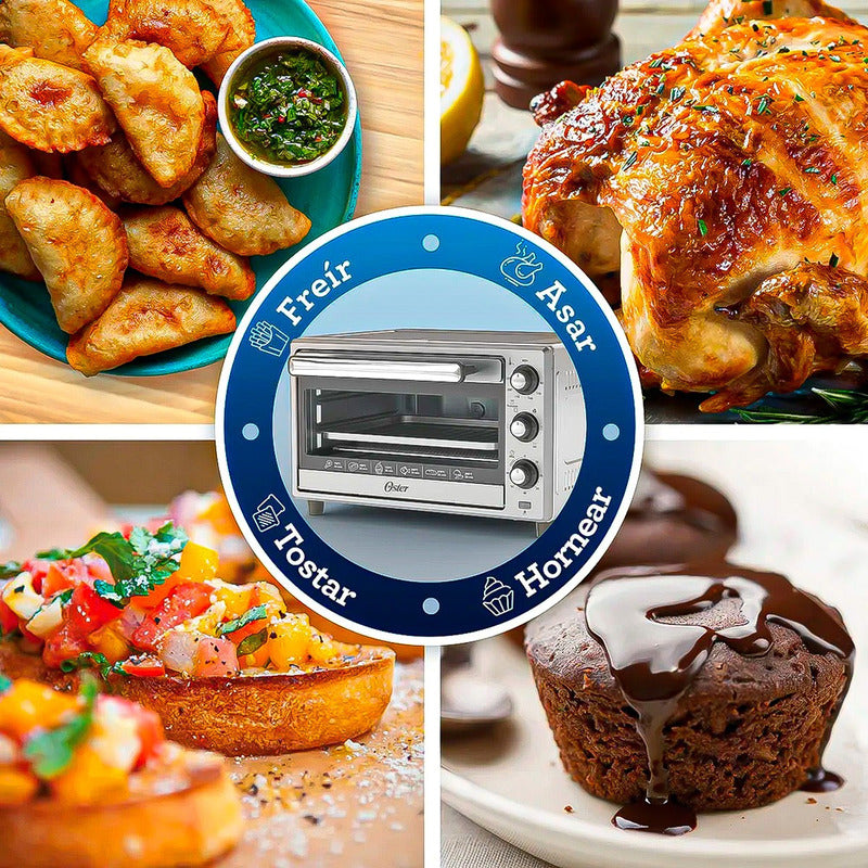 Horno Electrico Oster Freidora De Aire Oster Horno Freidora Gris