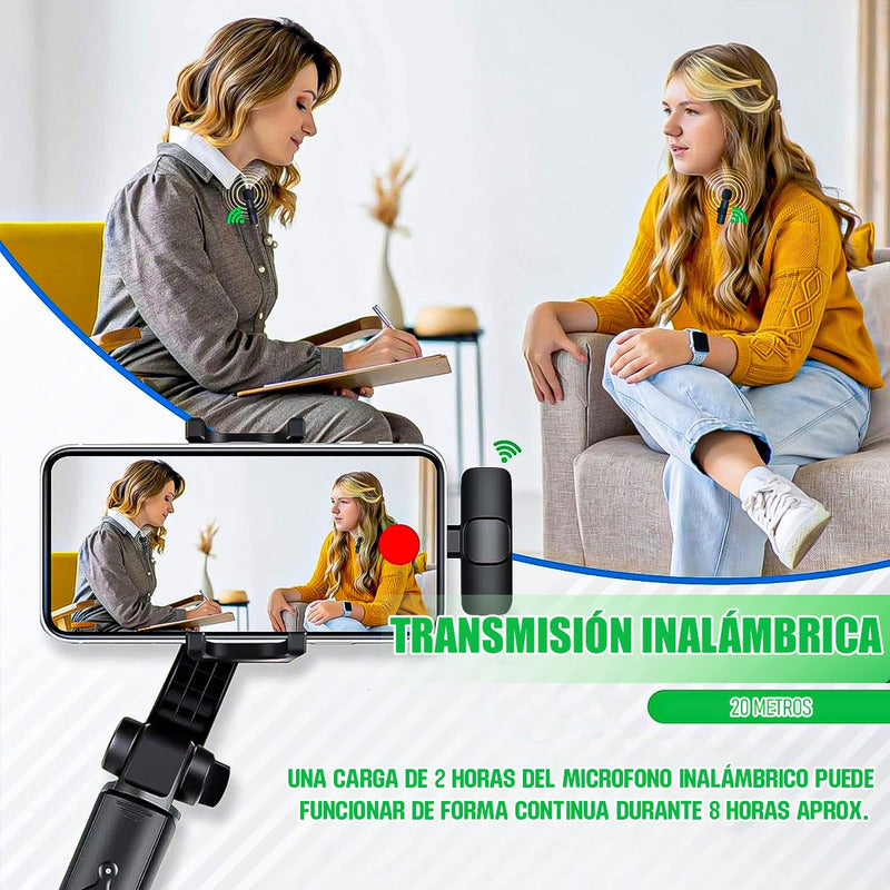 Microfono Inalambrico Microfono Celular Microfonos Lavalier Android Tipo C