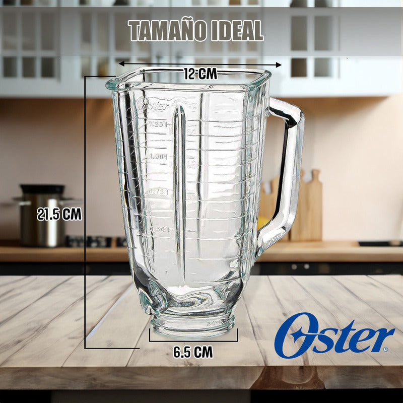 Vaso Licuadora Oster Vaso Vidrio Cuchillas De Licuadora Oste